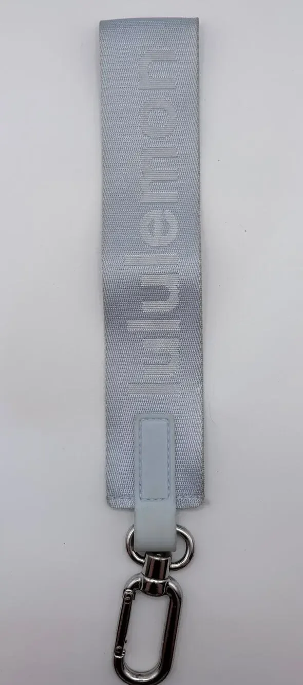 Lululemon Never Lost Keyfob in Pale Blue-Gray- Preowned
